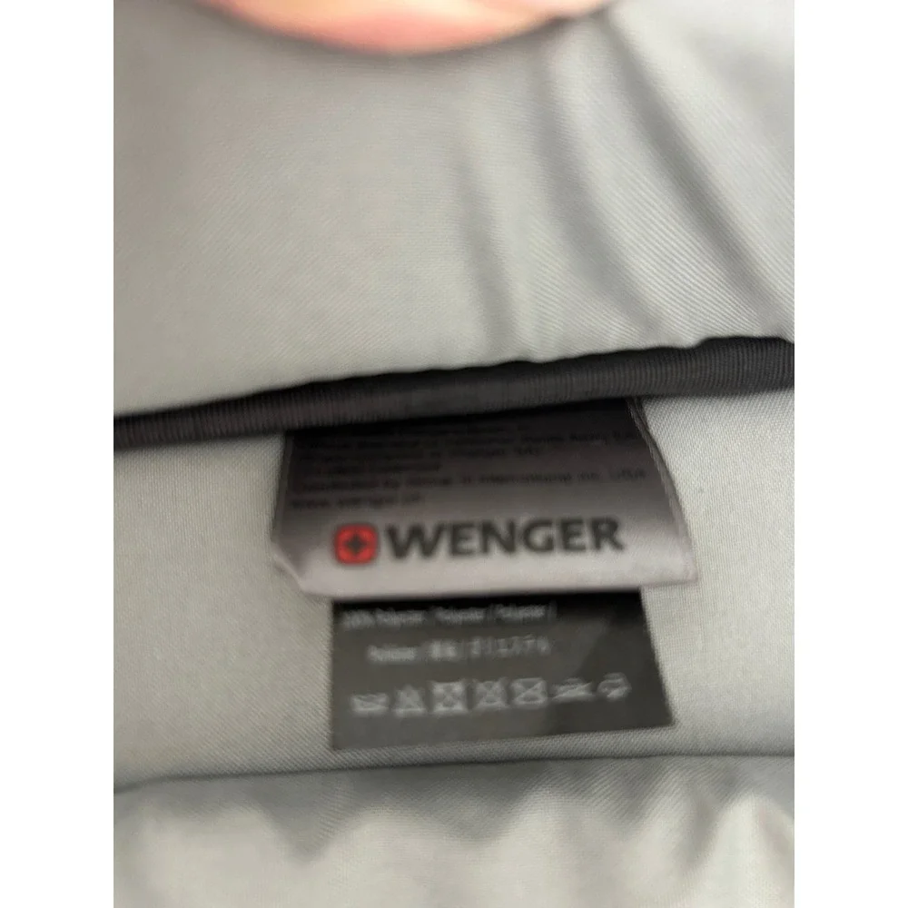 Wenger Swiss Army Laptop Briefcase Black Checkpoint Friendly Messenger Bag